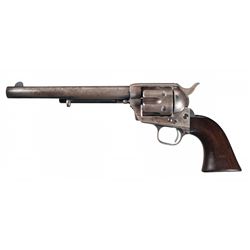 Early 1880 Production U.S. David F. Clark, Sub-Inspected Colt Single Action Cavalry Model Revolver