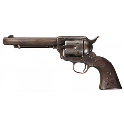 Black Powder Colt Shipped Colt Single Action Army Revolver with Factory Letter in 38 Colt Caliber