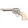 Image 1 : Colt London Agency Shipped Single Action Army Revolver in Nickel Finish with Ivory Grips and Factory