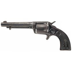 Scarce and Desirable Colt New Police Revolver with Cop & Thug Grips