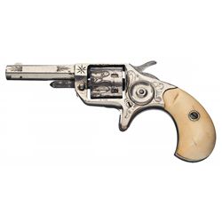 Factory Engraved Colt New Line .22 Caliber Revolver with Ivory Grips