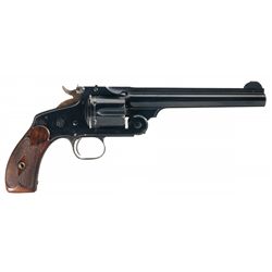 Stunning Smith & Wesson New Model Number Three Target Revolver with Checkered Trigger