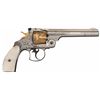 Image 2 : Magnificent Exhibition Quality Factory Engraved Nickel and Gold Plated Smith & Wesson New Model .44
