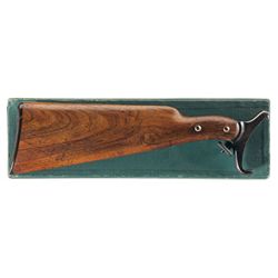 Scarce and Attractive Smith & Wesson New Model Number Three Shoulder Stock with Factory Box