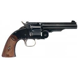Interesting One-of-a-Kind Smith & Wesson Number Three Second Model Schofield Single Action Revolver