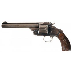 Smith & Wesson New Model No 3 Single Action Revolver Owned by Western Movie Actor William Hart