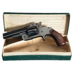 Spectacular Smith & Wesson First Model .38 Single Action Baby Russian Revolver with Factory Picture