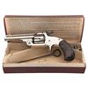 Image 1 : Smith & Wesson Model 1 1/2 32 Centerfire Single Action Revolver with Rare Red Mottled Grips and Orig