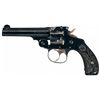 Image 1 : Excellent Smith & Wesson 4th Model .32 Double Action Revolver with Rare Floral Pattern Factory Grips