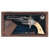 Image 1 : Attractive Cased Smith & Wesson Model Number One 2nd Issue Revolver with Ivory Grips and Accessories