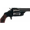 Image 2 : Smith & Wesson 38 Single Action 2nd Model Revolver with Rare Red Mottled Grips and Factory Box