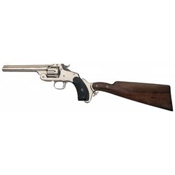 Smith & Wesson New Model 3 Australian Model Single Action Revolver with Shoulder Stock Factory Lette