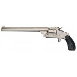 Excellent Smith & Wesson .38 Single Action Second Model Revolver with Very Rare 8 Inch Barrel and Fa