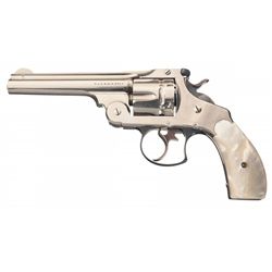 Smith & Wesson .44 Double Action First Model Revolver with Pearl Grips