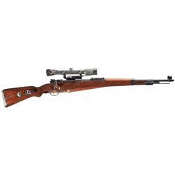 World War II Nazi Gustloff K98 Bolt Action Long Rail Sniper Rifle