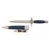 Image 1 : National Socialist Flying Corps (NSFK) Dagger with Scabbard and Belt Hanger