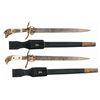 Image 1 : Two Excellent Weyersberg (Solingen) Post War Production Hunting Swords with Scabbards and Hangers
