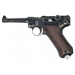 Excellent Mauser S/42 "G" Date Luger Semi-Automatic Pistol