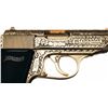 Image 2 : Beautiful Consecutively Numbered Pair of Factory Engraved Gold Walther PPK/S Pistols with Original C