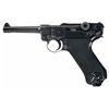 Image 1 : World War II Mauser "byf" Code, 1941 Production P.08 Luger Semi-Automatic Pistol with Extra Magazine