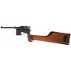 Image 1 : World War I 1896 Mauser Red-9 Broomhandle Pistol with Matching Shoulder Stock
