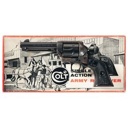 Excellent Second Generation Colt Single Action Army Revolver with Stagecoach Box