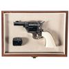 Image 1 : Cased Colt Third Generation Sheriff's Model Single Action Revolver with Ivory Grips and Extra Cylind