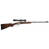 Image 1 : Exceptional Signed Funk Engraved Hagn Custom Falling Block Single Shot Rifle with Scope
