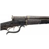 Image 5 : Ornate Deep Relief Engraved Gold Inlaid Barella Double Barrel Shotgun with Elaborate Raised Relief C