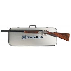 Signed Engraved Beretta Model SO9 Over/Under 20 Gauge Shotgun