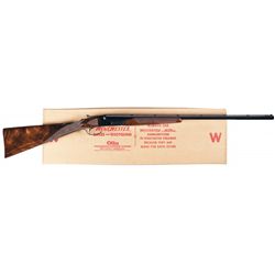 Winchester Model 21 Side by Side 20 Gauge Shotgun with Straight Grip Stock, Vent Rib and Box