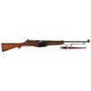 Image 1 : Exceptional Desirable World War II Model 1941 Johnson Semi-Automatic Rifle with Bayonet and Scabbard