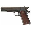 Image 1 : Unique and Rare Documented World War II Ithaca Model 1911A1 Special Presentation Semi-Automatic Pist