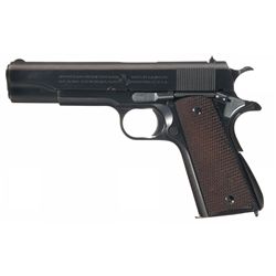 Scarce Colt Model 1911A1 Transitional Model Semi-Automatic Pistol
