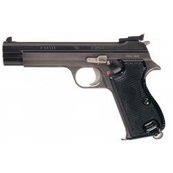 Sig-Sauer Model P210-6 Semi-Automatic Target Pistol with Manual