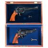 Image 1 : Two Cased Smith & Wesson Commemorative Double Action Revolvers