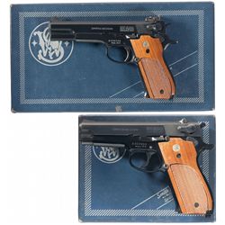Collector's Lot of Two Boxed Smith & Wesson Semi-Automatic Pistols