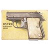Image 1 : Factory Engraved Silver Plated Astra Cub 2002 Semi-Automatic Pistol with Original Box