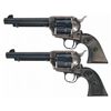 Image 1 : Collector's Lot of Two Consecutively Serial Numbered Second Generation Colt Single Action Revolvers