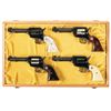 Image 1 : Four Display Cased Matching Numbered Colt Commemorative Single Action Revolvers