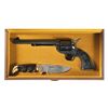 Image 1 : Colt Single Action Army Trans Alaska Pipeline Commemorative Revolver with Case and Matching Knife
