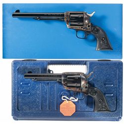 Collector's Lot of Two 4th Generation Colt Single Action Army Revolvers