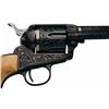 Image 2 : Engraved and Gold Inlaid Great Western Arms Co. Single Action Revolver Attributed to President Eisen