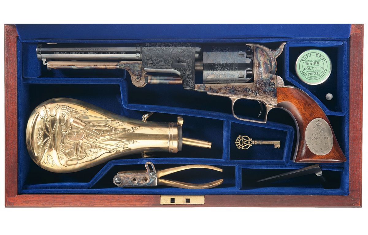 Cased United States Historical Society Colonel Sam Colt Exhibition of ...