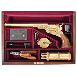 Cased American Historical Foundation Colt Paterson Commemorative Revolver with Accessories