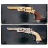 Image 1 : Collector's Lot of Two Matching Number Boxed Colt North and South Commemorative Dragoon Percussion R
