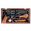 Image 1 : Stunning Deluxe Kidder Cased Civil War Era Presentation Starr Model 1858 Double-Action Army Revolver