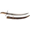 Image 1 : Rare Very Fine Early 19th Cenutry British Lion Head Naval Dirk with Ivory Grip and Scabbard