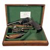 Image 1 : Inscribed Cased Engraved Deane Adams & Deane Double Action Percussion Revolver with Accessories