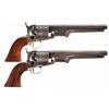 Image 1 : Spectacular Extremely Rare Documented Pair of Consecutively Serial Numbered Factory Cut-Away Colt Mo